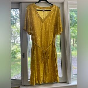 Yellow Polka-Dot Dress